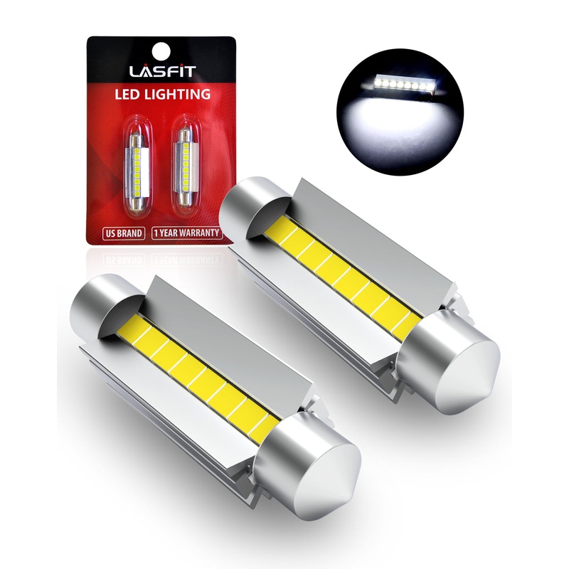 44MM 561 562 569 579 LED Dome Trunk Cargo License Plate Light Bulb, 2 Bulbs