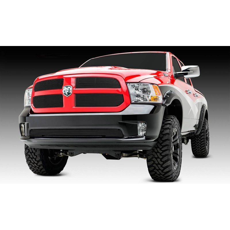 T-REX Grilles 21458B Black Aluminum Horizontal Grille Fits 2013-2018 Ram 1500