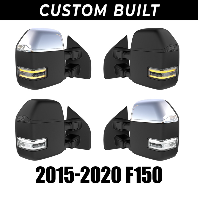2015-2020 Ford F150 Boost Auto Parts New Style Tow Mirrors