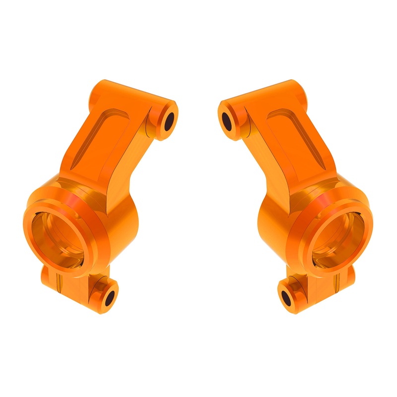 Traxxas Mini Maxx Aluminum Stub Axle Carriers ORNG