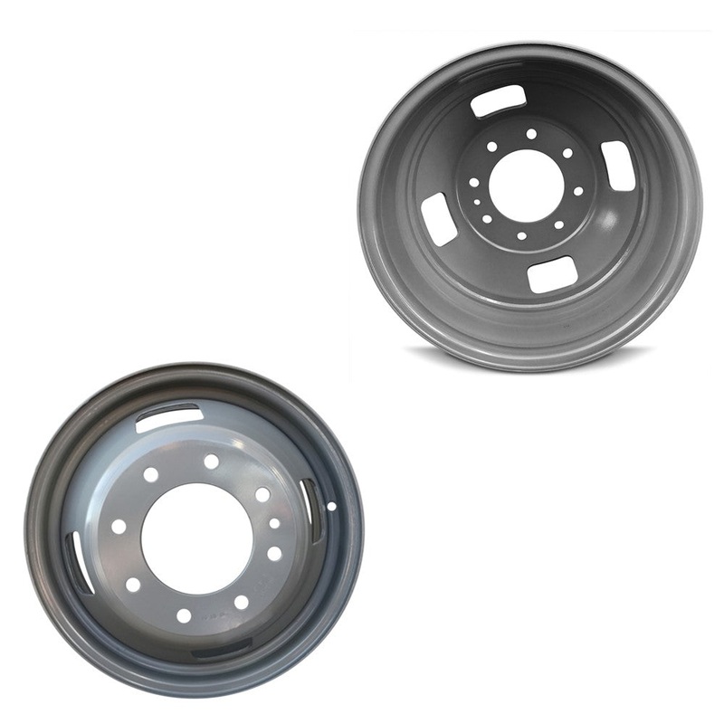 17×6.5 Road Ready RRW-3615 Grey 05-UP FORD 19-UP DODGE DUALLY Wheels 8×200 Set of 4 (Fits Stock Tire Sizing)