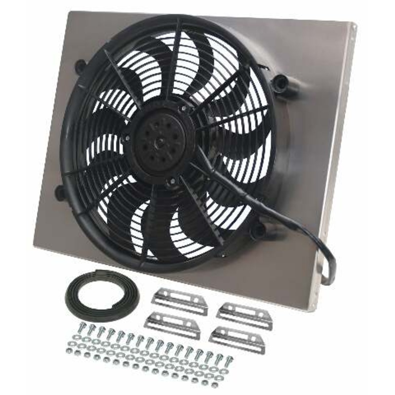 ELEC FAN RAD 22 W/SHRD ASSY
