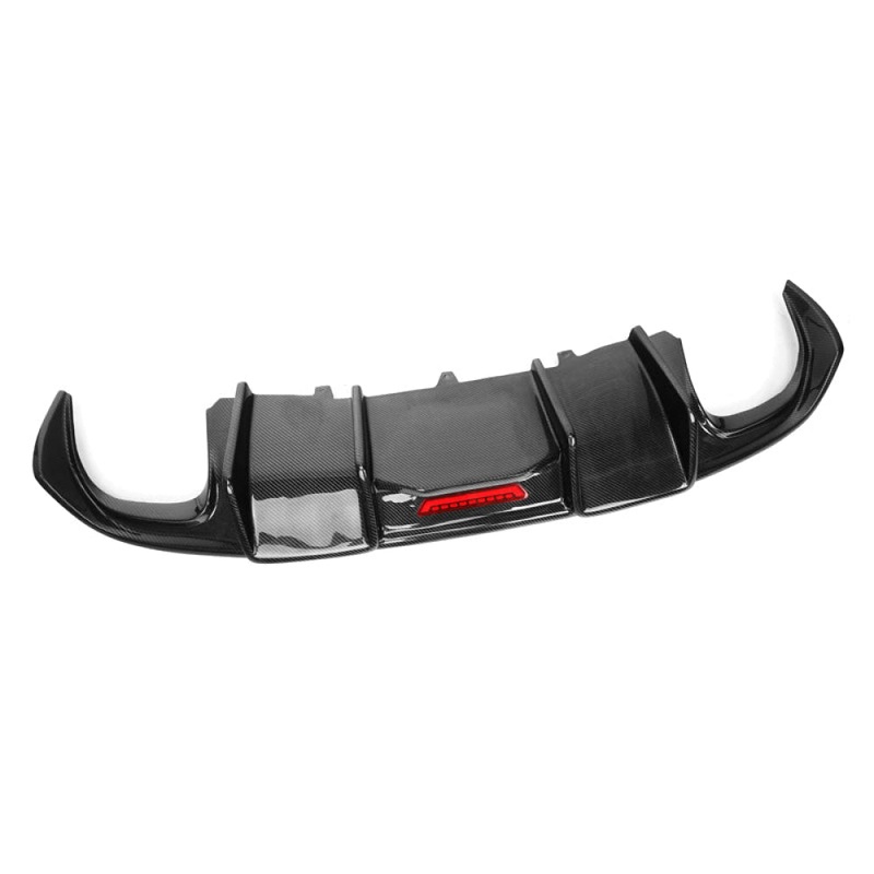 2008-2012 Audi A5/S5 Carbon Fiber Diffuser with LED Brake Light | B8 A5/S5