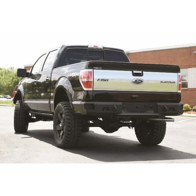 Fab Fours FF09-W1750-1 Heavy Duty Rear Bumper Fits 09-14 F-150