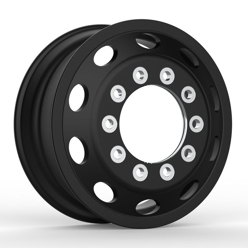 22.5×8.25 NORTHSTAR 10X285MM HUB PILOT “SATURN” BLACK FRONT
