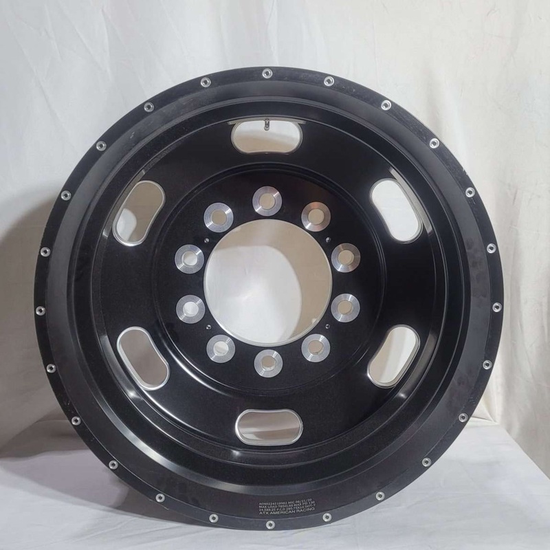 24.5X8.25 ATX 10X285MM HUB PILOT BLACK “INDY” REAR OUTER (returned item)