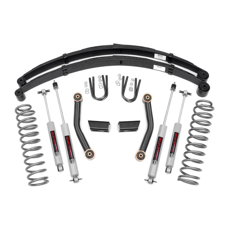 3 Inch Lift Kit | Series II | RR Springs | Jeep Cherokee XJ 2WD/4WD (84-01)