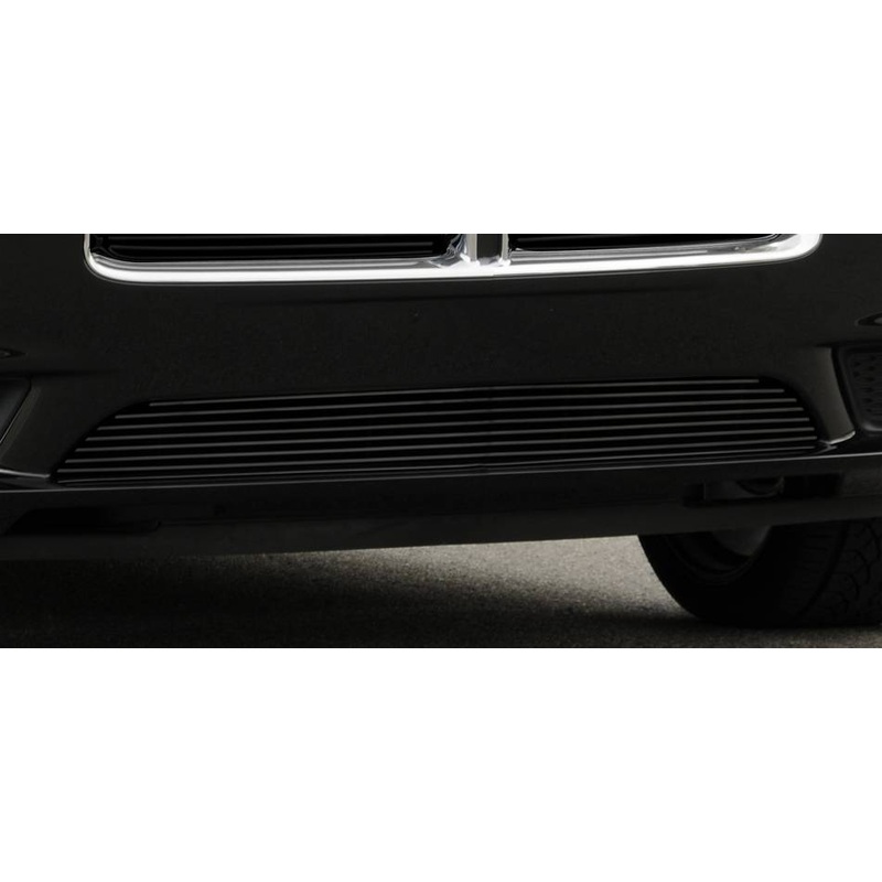 T-REX Grilles 25442B Black Aluminum Horizontal Bumper Grille Fits 2011-2014 Dodge Charger