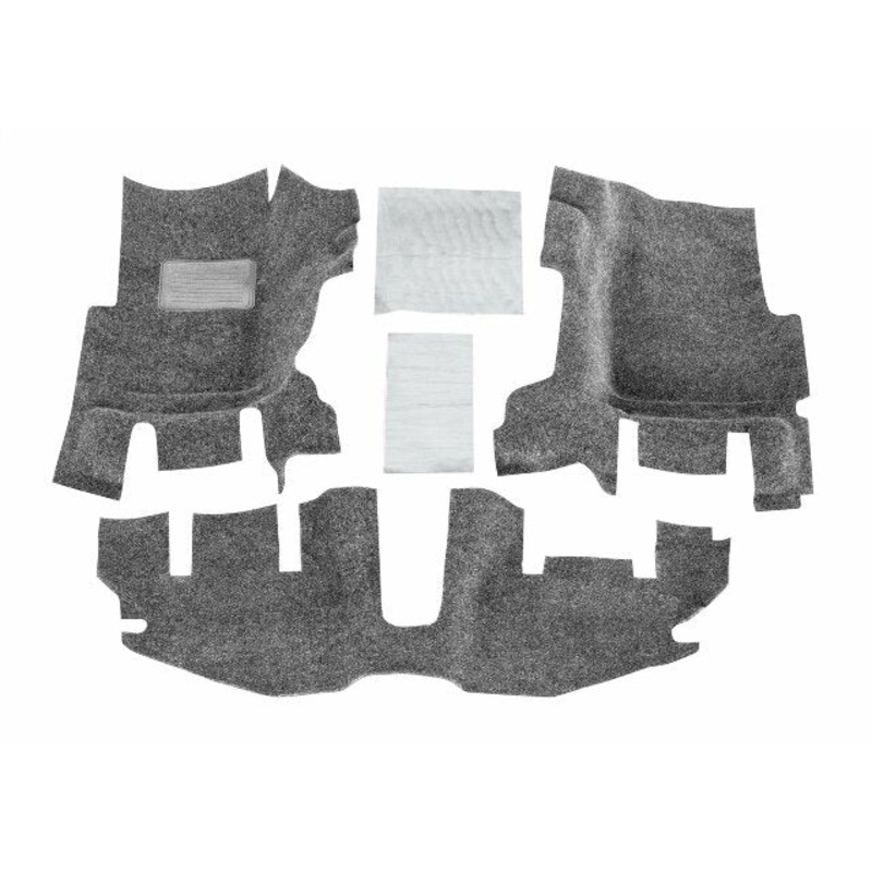 Bedrug Classic Bed Mat | 1997 – 2006 Jeep Wrangler TJ/LJ (w/cntr console, Heat Shields), Charcoal Grey | BRTJ97F