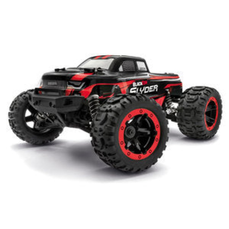 BlackZon Slyder MT 1/16 4WD Electric Monster Truck – Red