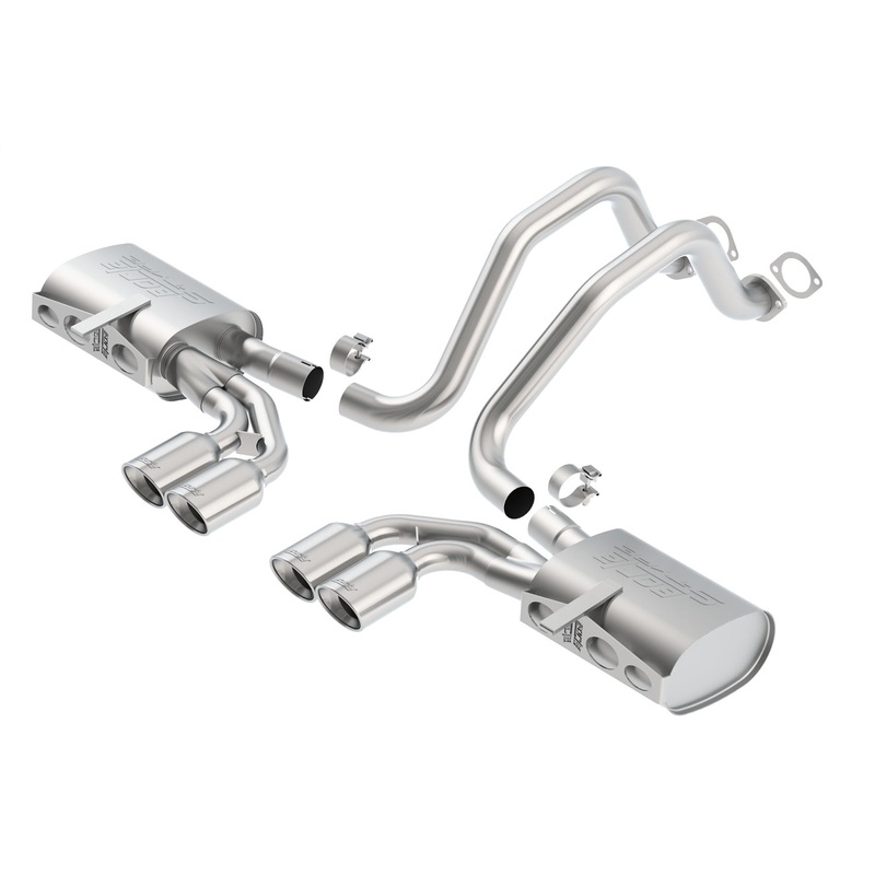 Borla 140427 S-Type II Cat-Back Exhaust System Fits 97-04 Corvette