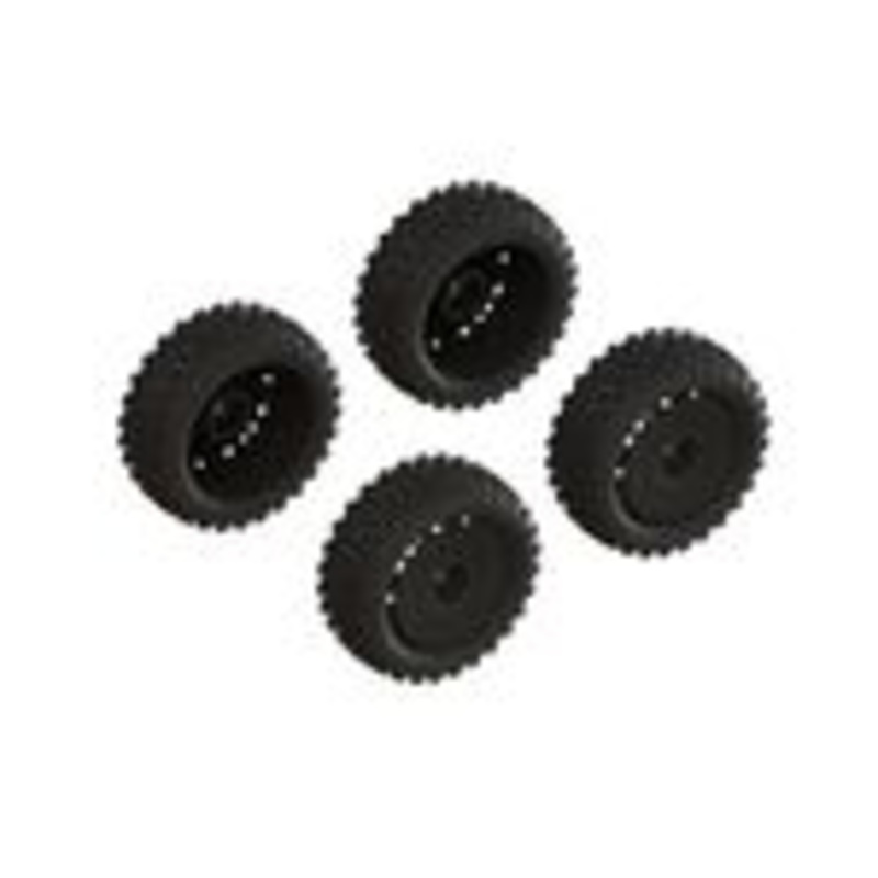 dBoots ‘2-HO’ Glued Tire Set, Black (2 Pairs)