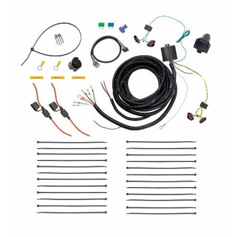 Tekonsha 22113 7-Way Tow Harness Wiring Package – Complete Kit, 1 Pack