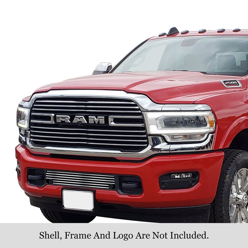 APS GR04FEJ22S Lower Bumper Stainless Steel Billet Grille Fits 2019-2023 Ram 2500