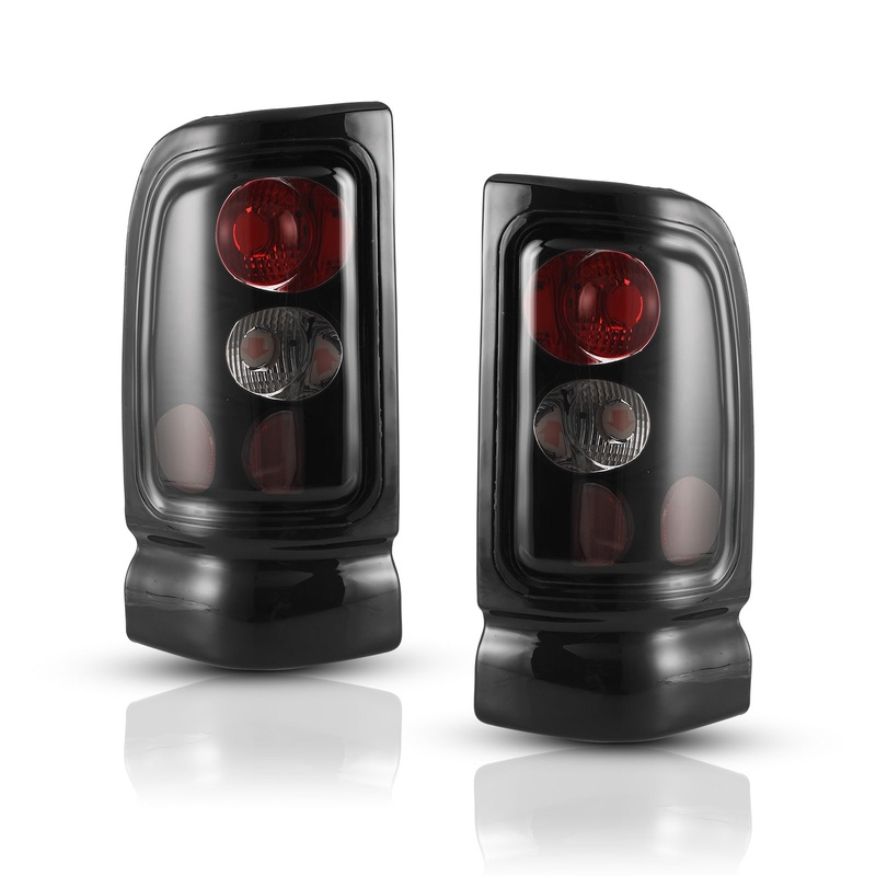 For 1994-2002 Dodge Ram 1500 2500 3500 Tail Light – Black/Smoke