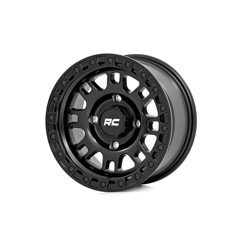 Rough Country 82 Series Wheel | One-Piece | Semi Gloss Black | 14×7 | 4×156 | +10mm