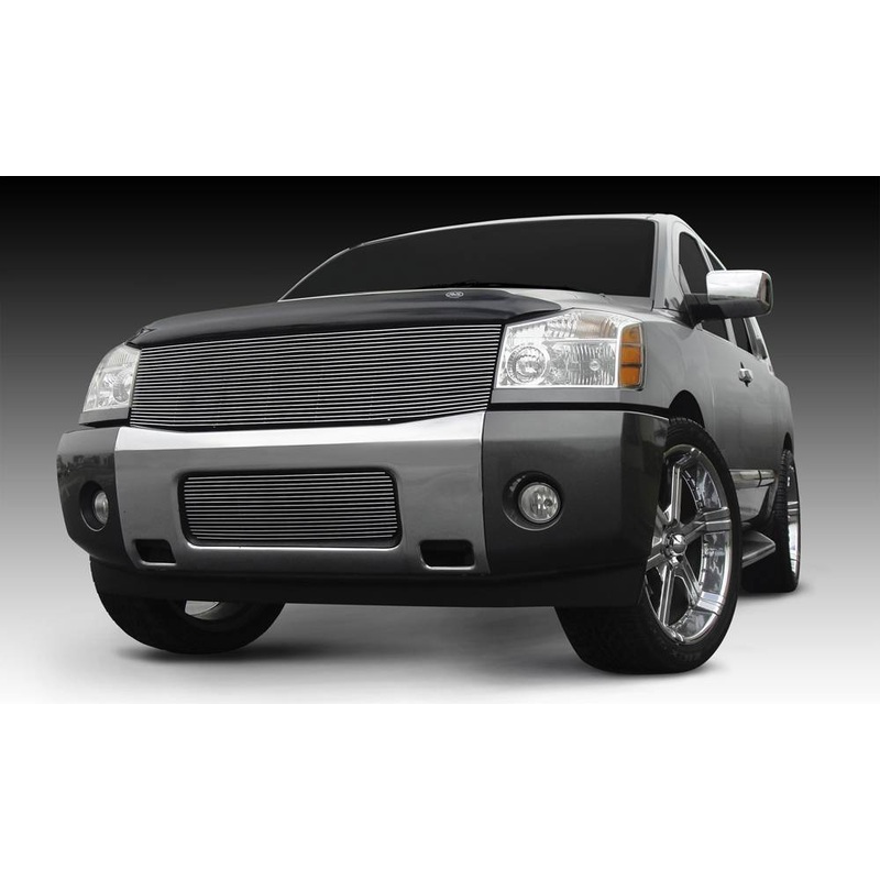 T-REX Grilles 20780 Polished Aluminum Horizontal Grille Fits 2004-2007 Nissan Armada