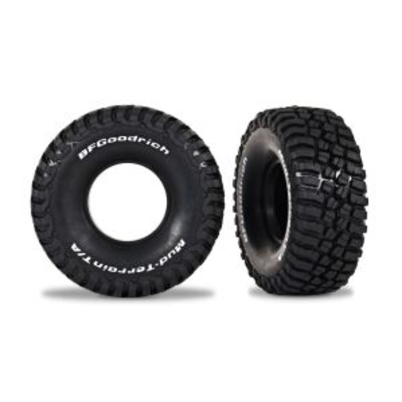 Traxxas Tires, BFGoodrich Mud Terrain T/A KM3 2.4×1.0 (2)