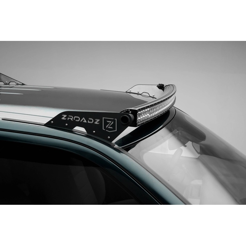 ZROADZ Z334721 Black Mild Steel Front Roof LED Bracket Fits 2019-2023 Ram 1500