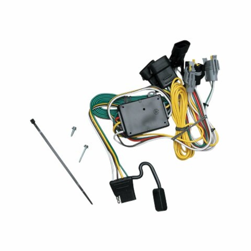 Tekonsha 118343 T-One T-Connector Harness, 4-Way Flat, w/Converter, Compatable with 1992-1994 Ford E-150 Econoline, 1992-1994 Ford E-250 Econoline, 1992-1994 Ford E-350 Econoline, 2001-2003 Ford Escape, 2001-2003 Mazda Tribute,Black