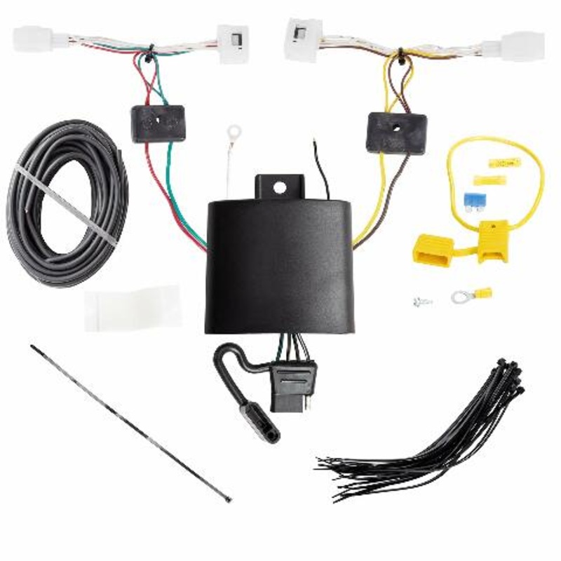 Tekonsha T-One T-Connector Harness, 4-Way Flat, Compatible with Select Mazda 3