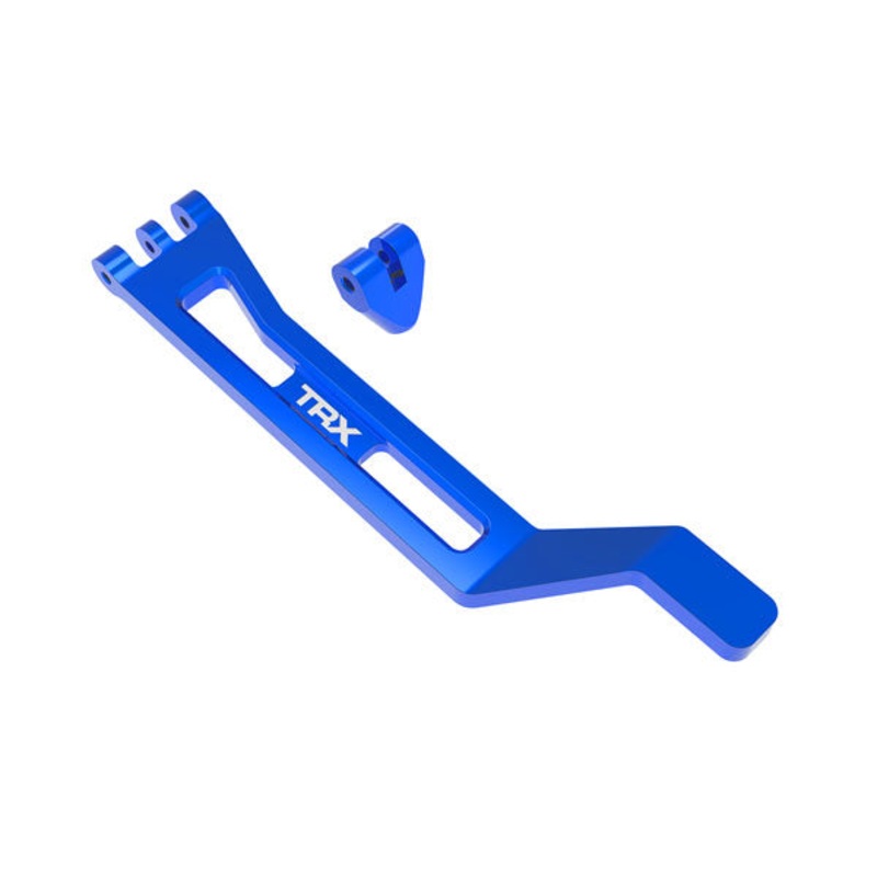 Traxxas Mini Maxx Aluminum Battery Hold-Down BLUE