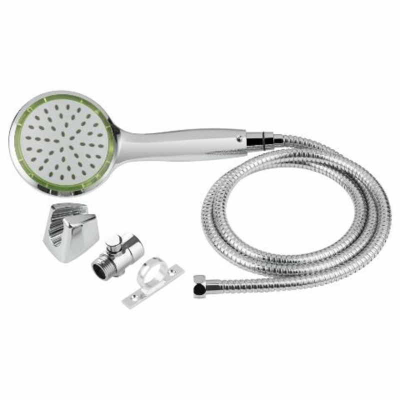 Dura Faucet DF-SA470K-CP RV Pressure-Assist Hand Held Shower Kit with Air-Turbo Technology (Chrome)