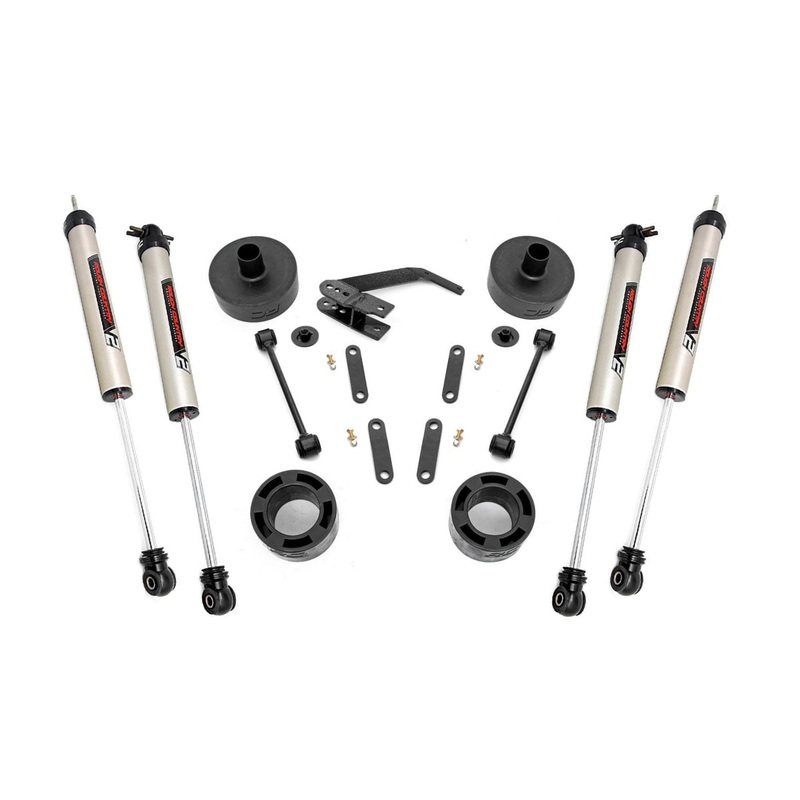 2.5 Inch Lift Kit | Spacers | V2 | Jeep Wrangler JK/Wrangler Unlimited  (07-18)