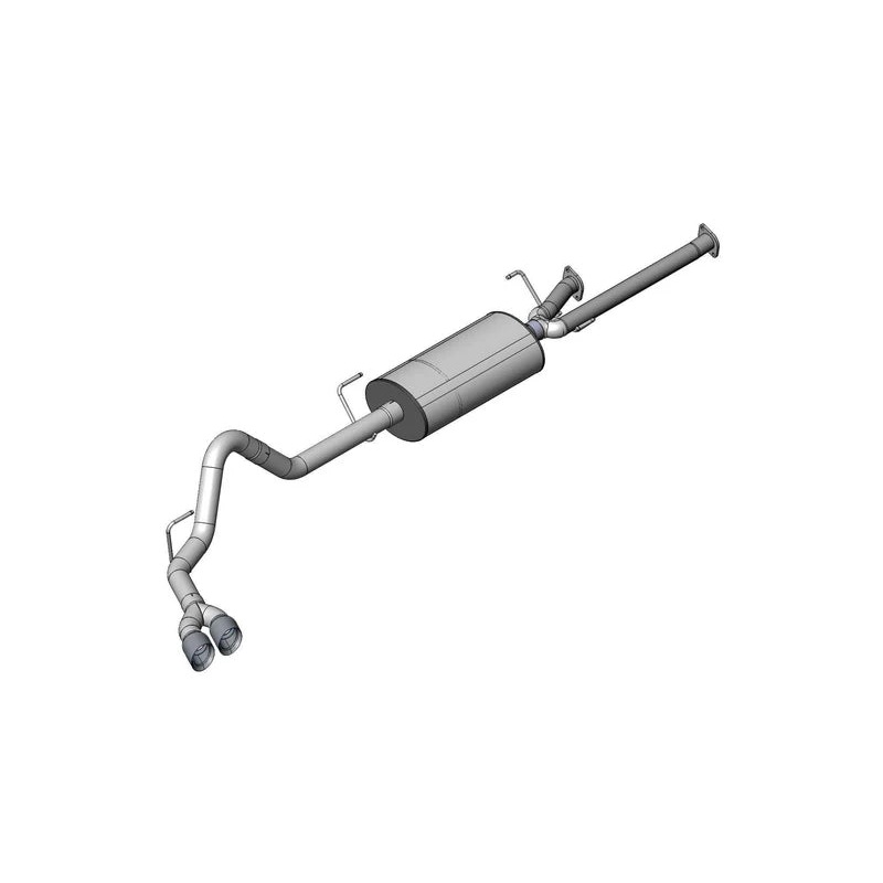 Corsa Performance – Sport / 3.0 in Cat-Back SSE 4.0 in Twin Tips | 2009-2010 Tundra 5.7L