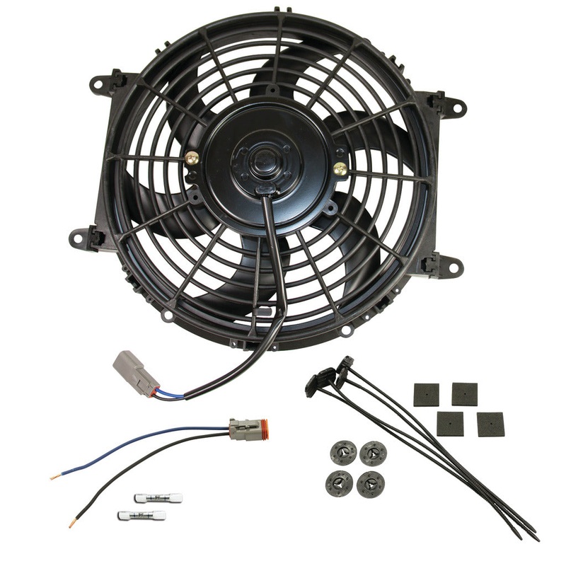 Universal Electric Cooling Fan Kit – 80-watt 10-inch 800 CFM