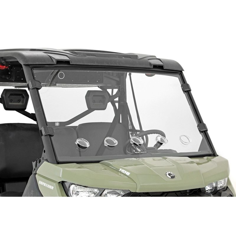Vented Full Windshield | Scratch Resistant | Can-Am Defender HD 5/HD 8/HD 9/HD 10
