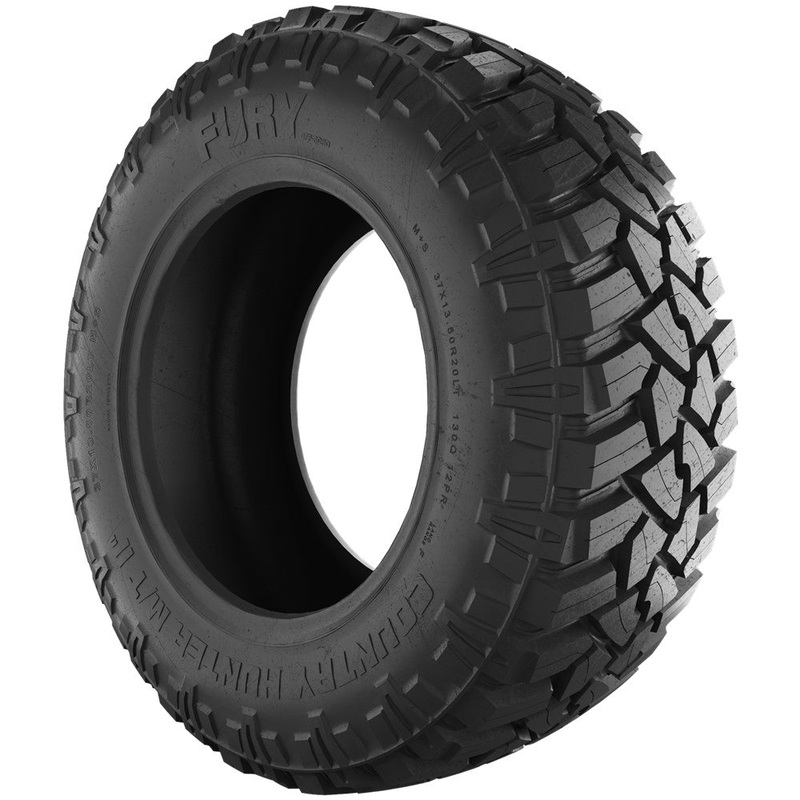 35×12.50R20LT/10 Fury Off-Road Country Hunter MTII Tires Set of 6