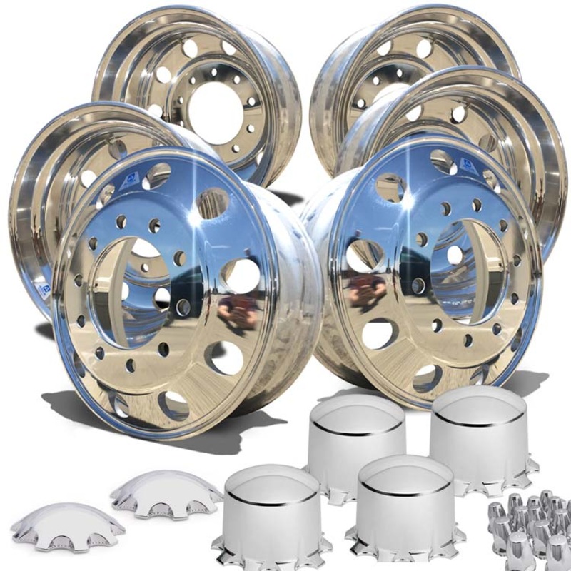 Alcoa Mirror Polished 22.5 Tandem Kit