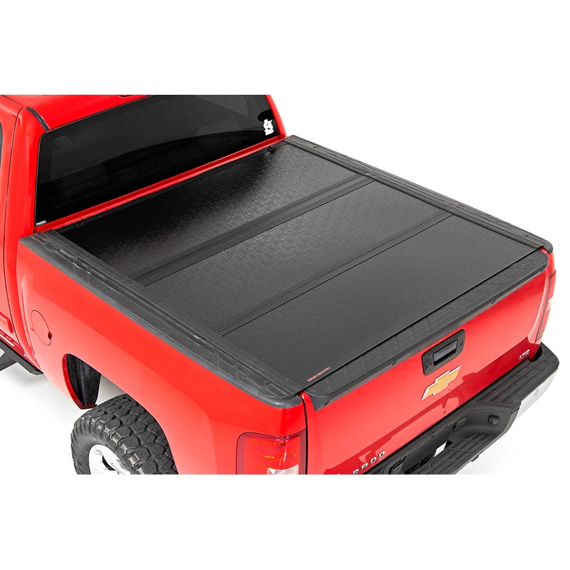 Hard Low Profile Bed Cover | 5’9″ Bed | Rail Caps | Chevy/GMC 1500 (07-13)