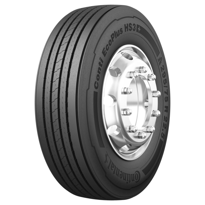 Set of 2 Tires 295/75R22.5 Continental EcoPlus HS3+ Steer All Position 16 Ply L 149/146