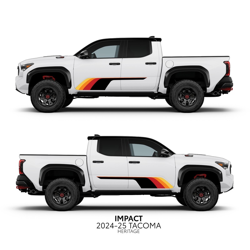 Taco Vinyl Impact Rocker Panel Decal Kit for Tacoma (2024-2025)