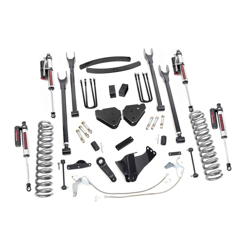 Rough Country 6 Inch Lift Kit Diesel 4 Link Vertex Fits Ford F-350 4WD 2008-2010