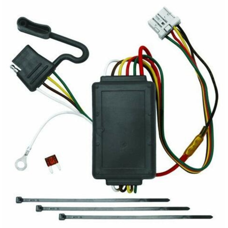 Tow Ready Tekonsha 118438 T-One T-Connector Harness, 4-Way Flat, w/Circuit Protected ModuLite Module, Compatable with 2005-2010 Honda Odyssey