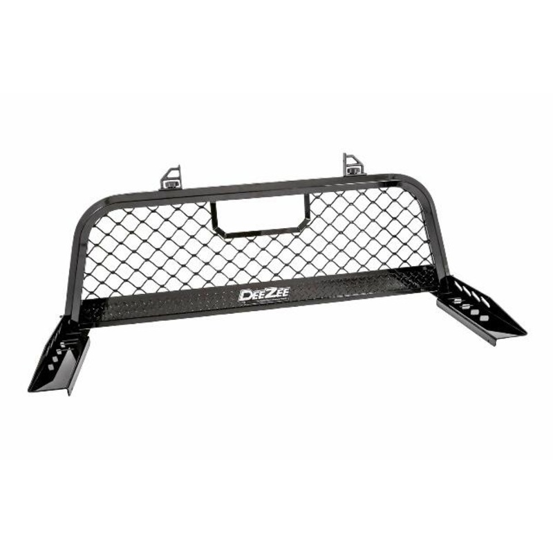 Dee Zee DZ95058RB Gloss Black Aluminum Mesh Cab Rack