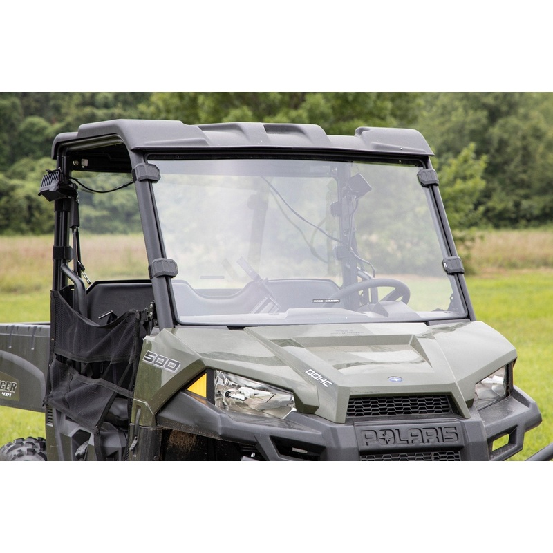 Full Windshield | Scratch Resistant | Mid Size | Polaris Ranger 500/570
