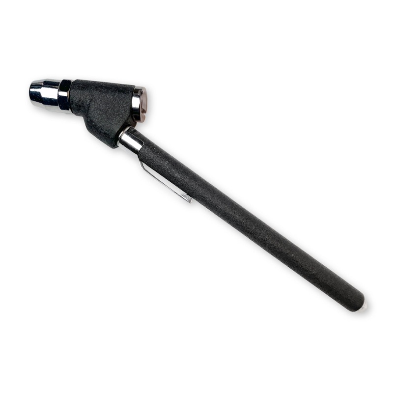 Haltec GA-170 Dual Foot Angled Tire Pressure Gauge – Black Poly Coated – Measures 20-120psi in 2lb Increments