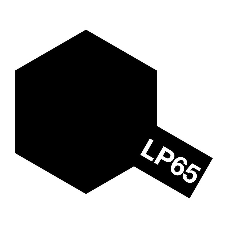 Tamiya Lacquer Paint LP-65 Rubber Black 10ml Bottle