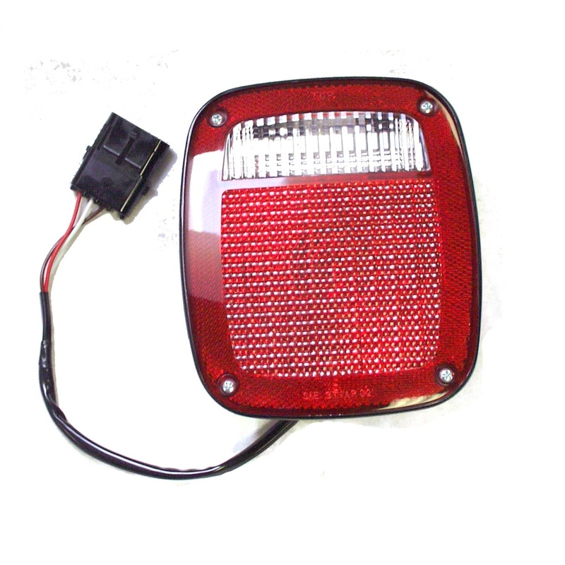 Crown Automotive 56016720 Tail Light Assembly Fits Wrangler (TJ) Wrangler (YJ)