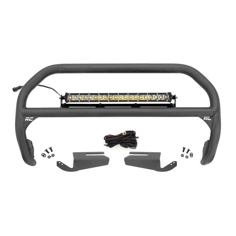 Nudge Bar | 20 Inch Chrome Single Row LED | OE Modular Steel | Ford Bronco (21-24)