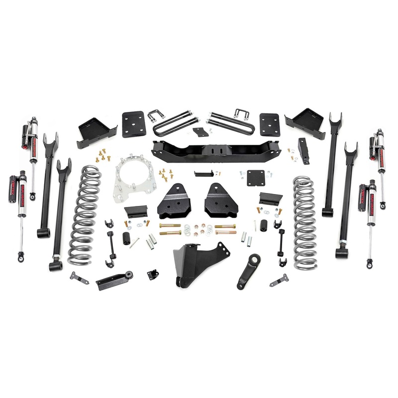 Rough Country 6 Inch Lift Kit Diesel 4 Link OVLD Vertex Fits Ford F-350 4WD 2017-2022