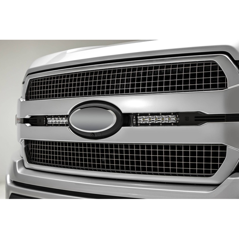 ZROADZ Z415581-KIT Black Mild Steel OEM Grille LED Kit Fits 2018-2020 Ford F-150 Platinum