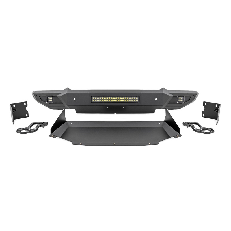 Front Bumper w/Skid Plate & Tow Hooks | Ram 1500 2WD/4WD (2019-2024)