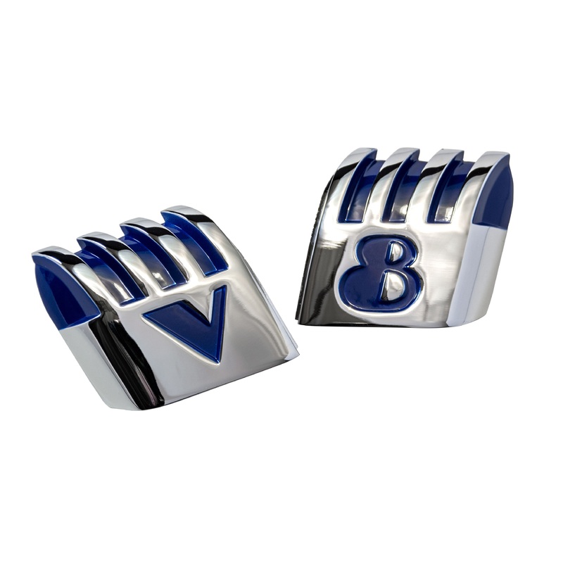 V8 Hood Emblems; 1940 Standard, Pickup