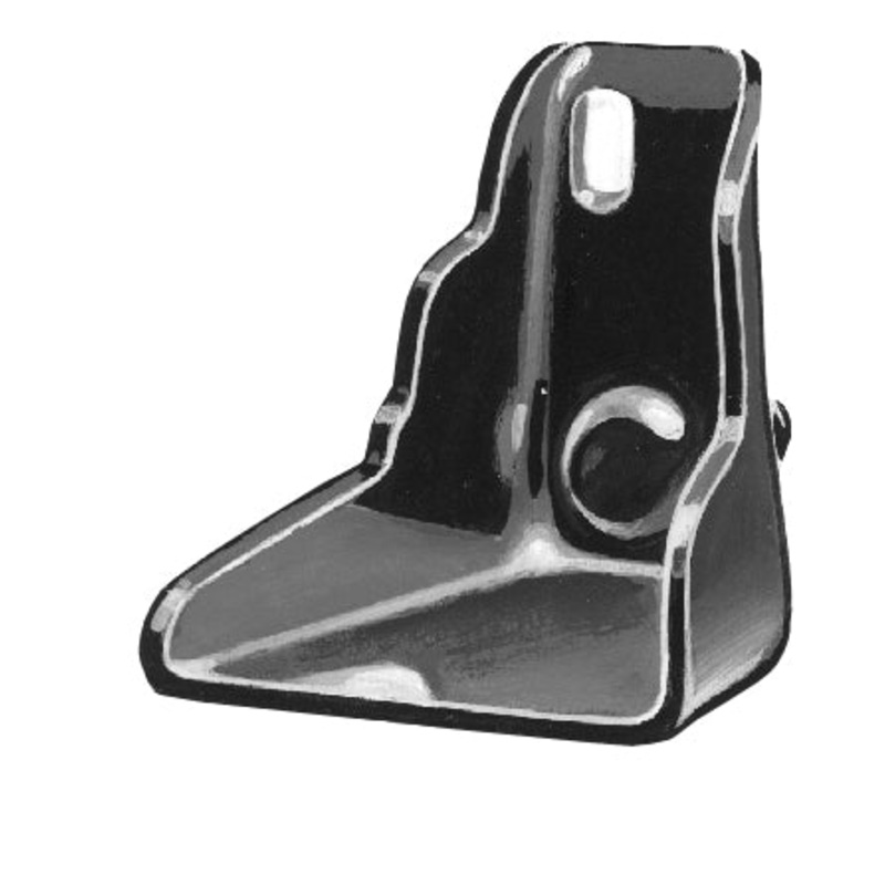 Battery Hold-Down Bracket; 1940 Car, 1940-41 Pickup