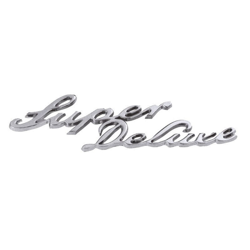 Front Fender Emblem; 1941-42 Super Deluxe